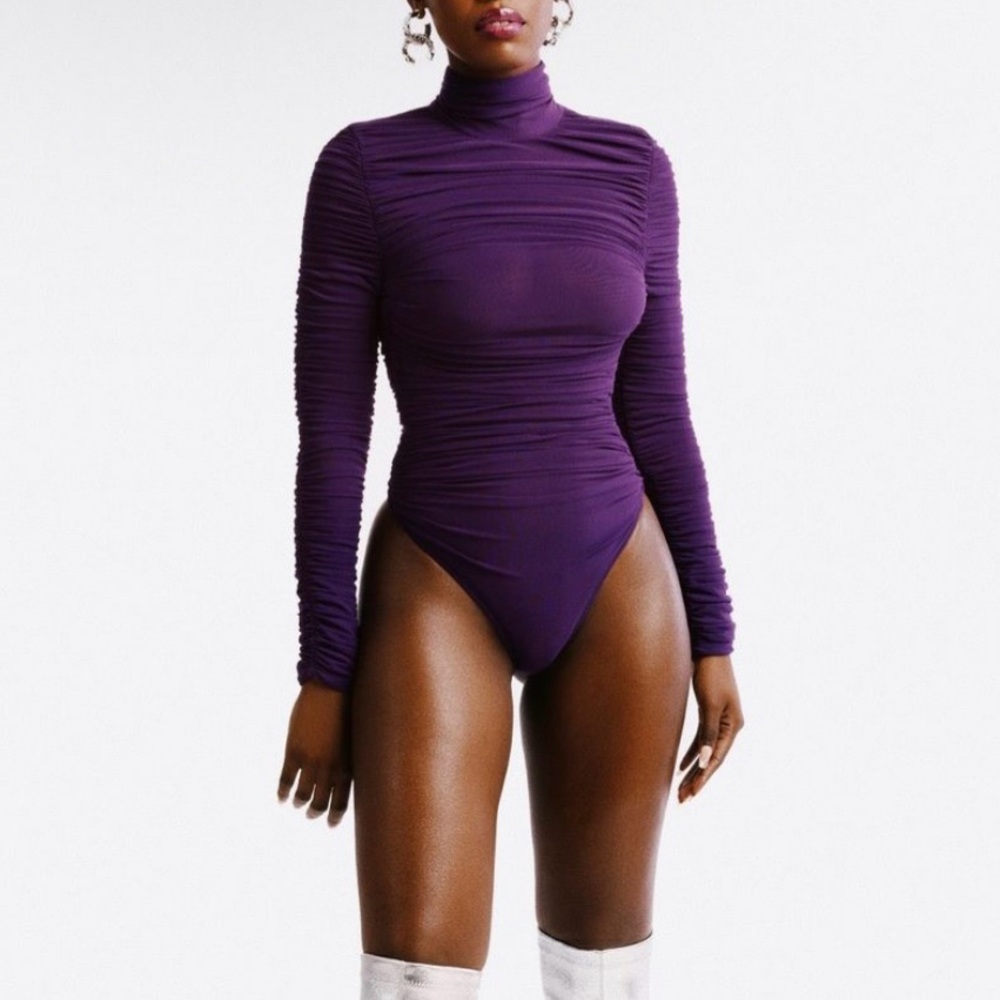 Hanifa Lyra Bodysuit - Purple